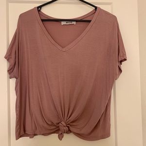 Light pink Mod crop top